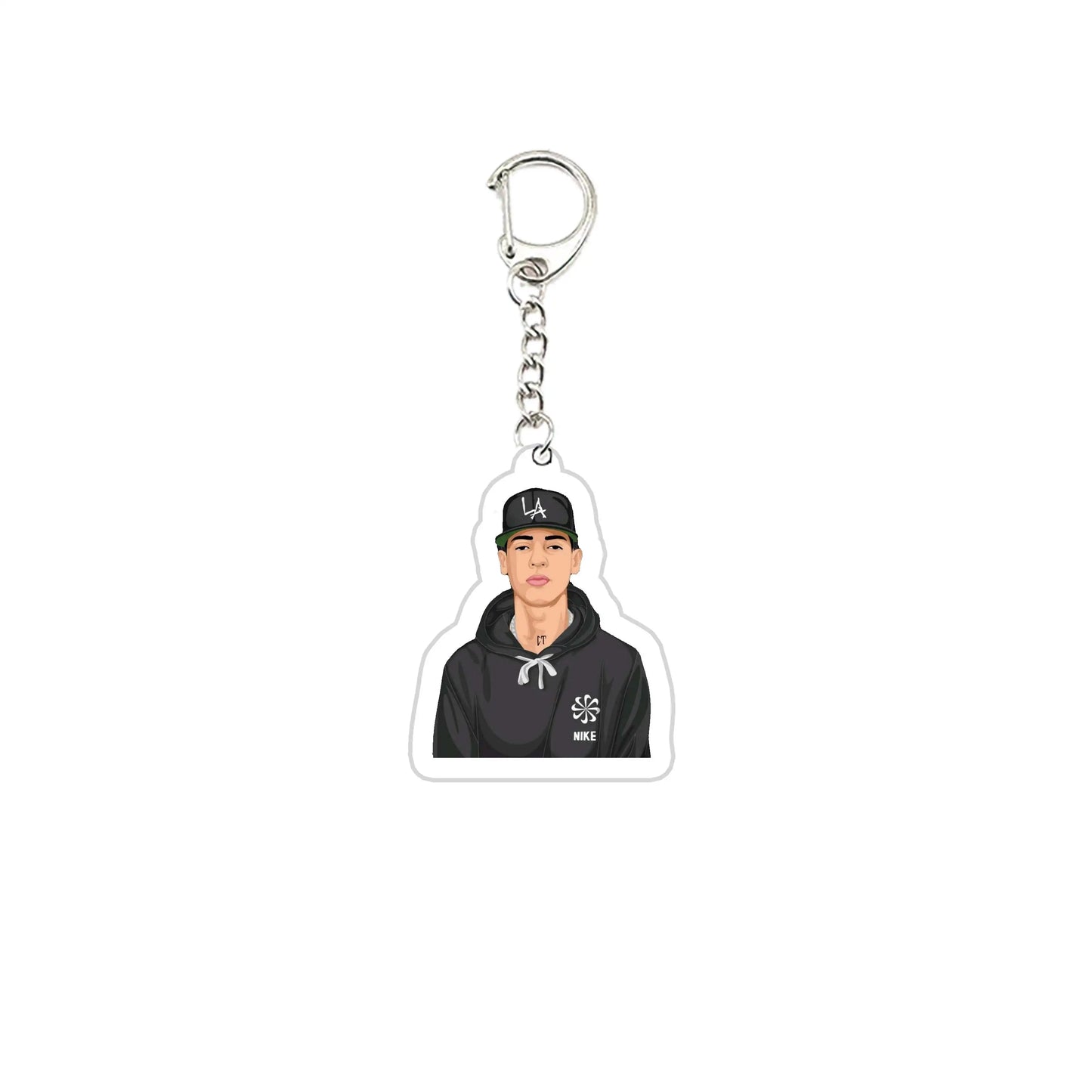Cartoon Mexican Natanael Cano CT Keychains Keyring Acrylic Natanael Cano Key Chain Ring Pendant Keyring Jewelry Fans Gifts