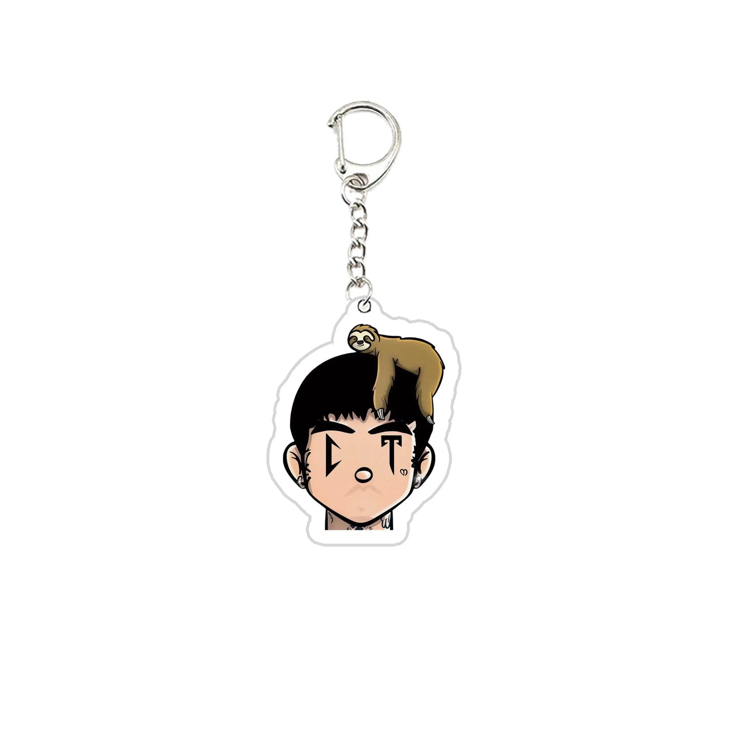 Cartoon Mexican Natanael Cano CT Keychains Keyring Acrylic Natanael Cano Key Chain Ring Pendant Keyring Jewelry Fans Gifts