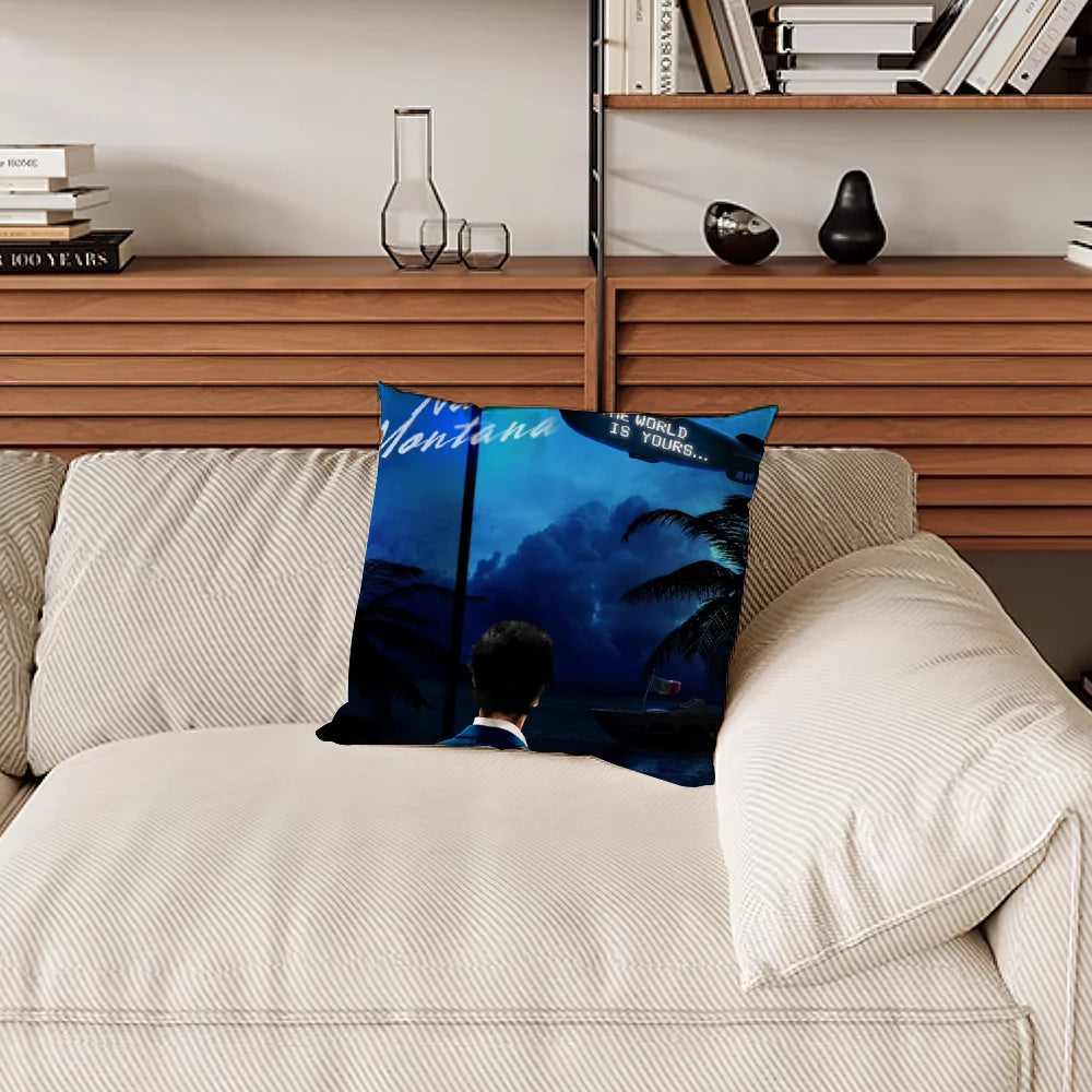 Rapper Natanael Cano Music Pillow Case Sofa Living Room Bedroom Headboard Backrest Cushion Square Cushion Nap Time