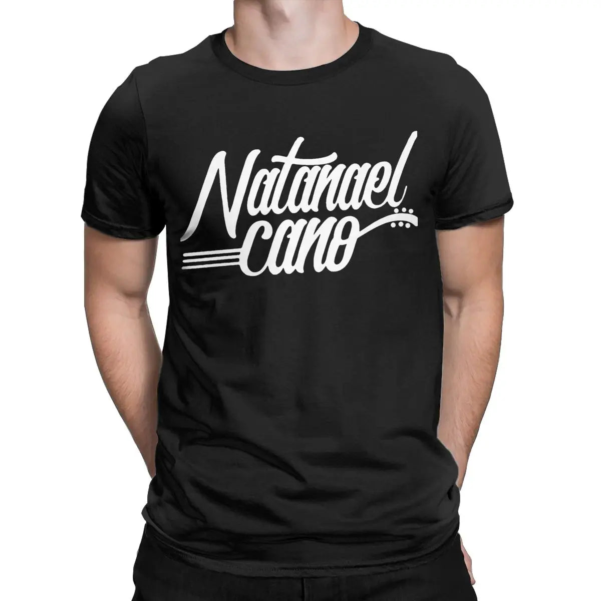 Novelty Natanael Cano Mexican T-Shirts for Men round Collar 100% Cotton T Shirt Short Sleeve Tee Shirt Unique Clothes