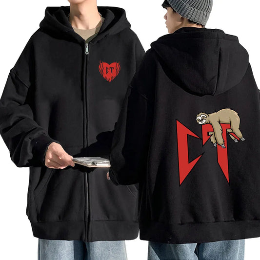 Corridos Tumbados Zipper Hoodie 