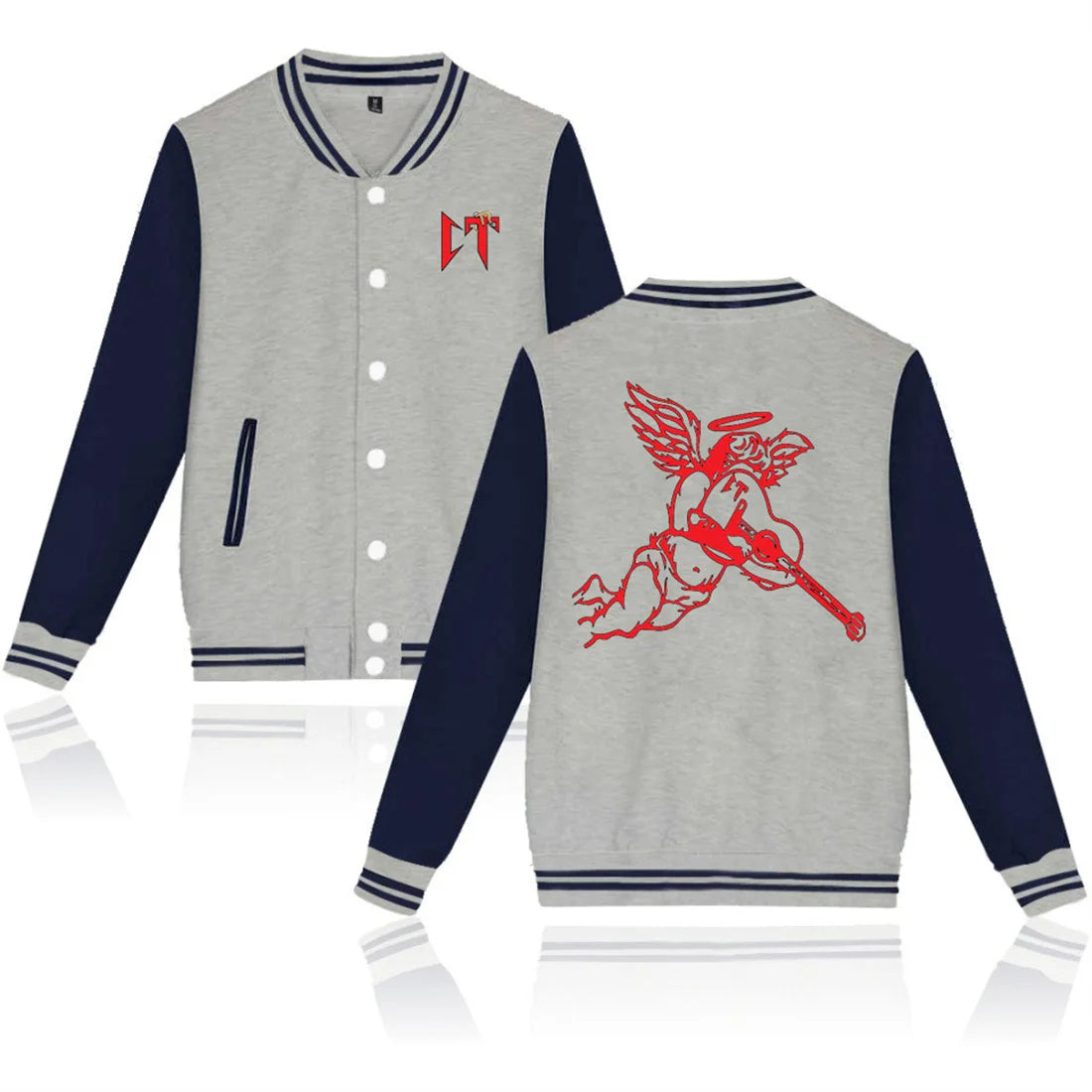 Natanael Cano Baseball Jacket Corridos Tumbados Baseball Clothes Fashion Women Longsleeve Jacket Casual Men Trucksuit