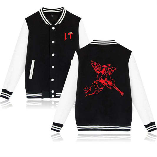 Natanael Cano Baseball Jacket Corridos Tumbados Baseball Clothes Fashion Women Longsleeve Jacket Casual Men Trucksuit